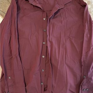 Apt. 9 Maroon Slim Fit Shirt